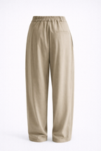 Pileli Kumaş Pantolon