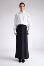 Çizgili Kumaş Etek