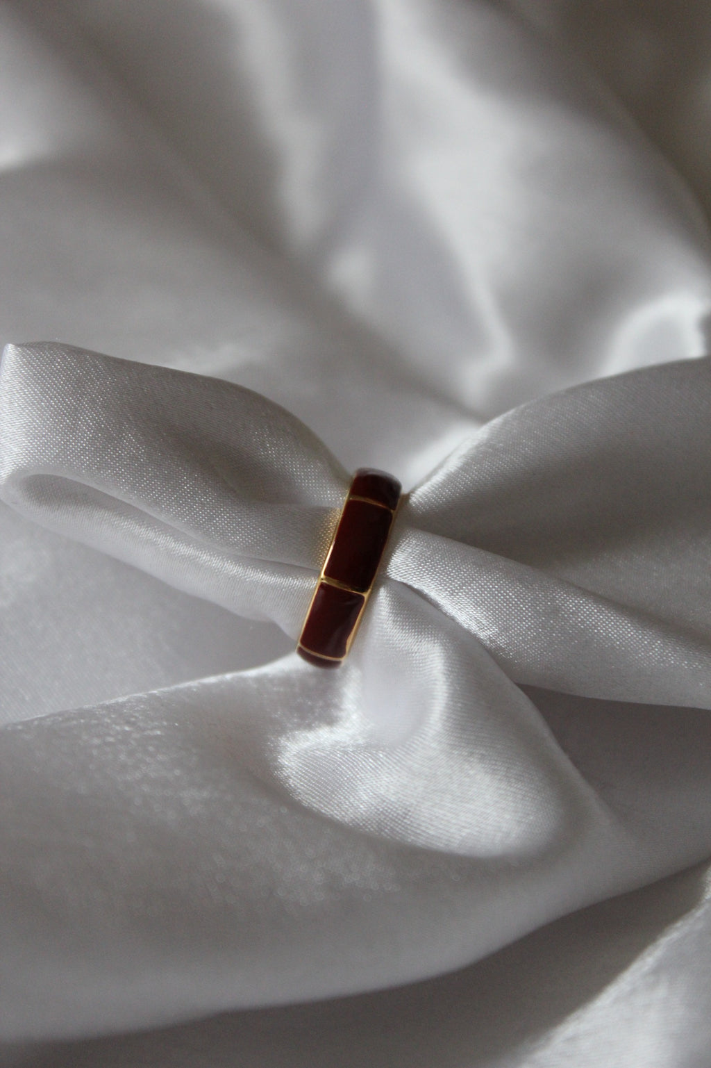 Bordo Çelik Yüzük